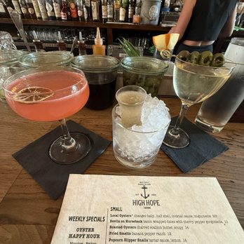 High Hope Tavern - Cosmo and dirty martini - Cocktail Bars Near Me - Westerly, Rhode Island High Hope Tavern - Cosmo and dirty martini - Cocktail Bars Near Me - Westerly, Rhode Island