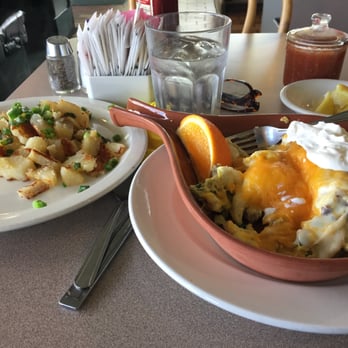 Luigi's - Spanish Omelet with crispy home fries on the side - DELICIOUS. - Diners Near Me - Santa Rosa, California