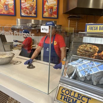Wetzel's Pretzels - a man working behind the counter - Pretzels Near Me - Carlsbad, California Wetzel's Pretzels - a man working behind the counter - Pretzels Near Me - Carlsbad, California