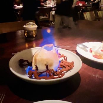 Bludorn - Baked Alaska dessert - New American Near Me - Houston, Texas