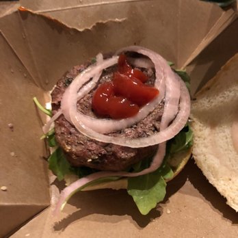 Whitmans - I ate the $14 burger in 3 bites and then went out to get a sandwich after. Super disappointed. - Burgers Near Me - New York, New York Whitmans - I ate the $14 burger in 3 bites and then went out to get a sandwich after. Super disappointed. - Burgers Near Me - New York, New York