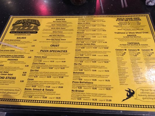 Menu photo 4 Savage Pizza Avondale Estates, GA Menu photo 4 Savage Pizza Avondale Estates, GA