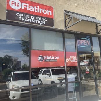 Flatiron bites & brews - Outside signage - Cocktail Bars Near Me - Albuquerque, New Mexico