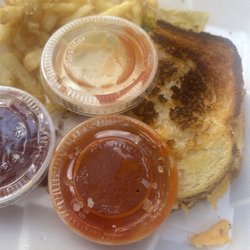 Grilled cheese and fries