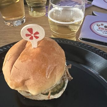 Hundred Mile Brewing - Pork slider paired with a lager - Brewpubs Near Me - Tempe, Arizona