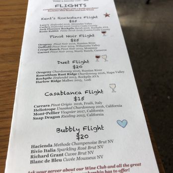Rosenblum Cellars - Flight menu - Venues & Event Spaces Near Me - Oakland, California