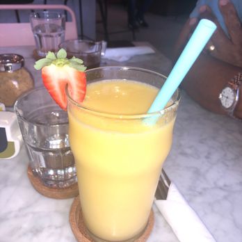 La Social - I am obsessed with this mango ginger juice... DELICIOUS - Breakfast & Brunch Near Me - Miami, Florida La Social - I am obsessed with this mango ginger juice... DELICIOUS - Breakfast & Brunch Near Me - Miami, Florida