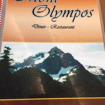 Mont Olympos Diner - The menu cover - Diners Near Me - Yonkers, New York