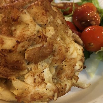 Faidley's Seafood - A crab cake! - Seafood Markets Near Me - Baltimore, Maryland Faidley's Seafood - A crab cake! - Seafood Markets Near Me - Baltimore, Maryland