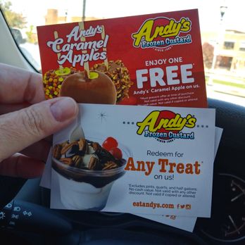 Andy's Frozen Custard - A little sumthin' sumthin' for the travelers. - Ice Cream & Frozen Yogurt Near Me - Springfield, Missouri