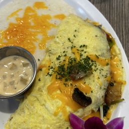 Seafood Omelette