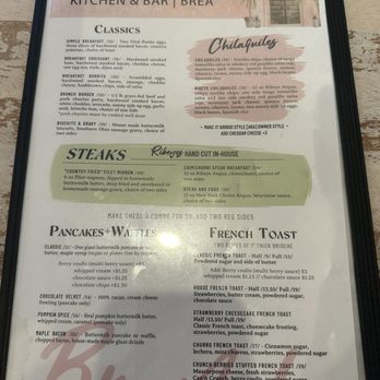 Toast Kitchen & Bar - Menu 2 - Breakfast & Brunch Near Me - Brea, California