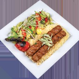Beef Lula Kabob Plate