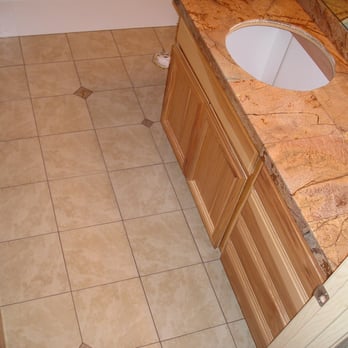 Tile Tech - Rain Forest Brown marble tile vanity top. Less than 1/2 the cost of slab. Nice! - Tiling Near Me Tile Tech - Rain Forest Brown marble tile vanity top. Less than 1/2 the cost of slab. Nice! - Tiling Near Me
