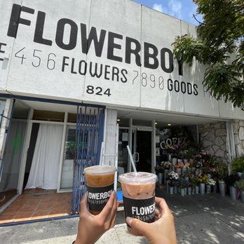 Flowerboy Project - Dirty rose girl and cold brew - Cafes Near Me - Venice, California