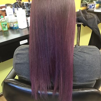 Carmy's Salon - Cathy dyed my hair purple and I love it so much! - Hair Salons Near Me - Milpitas, California