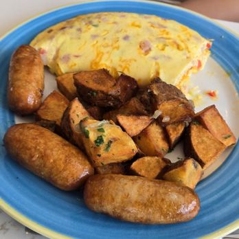 Sunny's - Denver omlette with added sausage - Breakfast & Brunch Near Me - Atlantic City, New Jersey