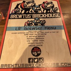 Brewtus' Brickhouse - Menu