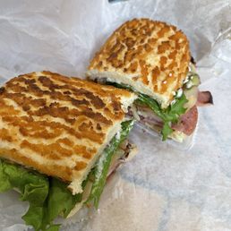 Hot Sandwiched I asked for ham and Italian salami with everything warmed. Hot Sandwiched I asked for ham and Italian salami with everything warmed.
