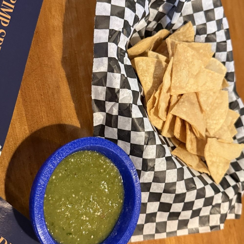 Camaron Pelado - Love the crispy chips and the green sala is flavorful - Mexican Near Me - Sparks, Nevada