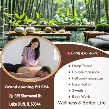 PH Spa - Whether you're a professional athlete or you just work out a few times a week, sports massage can help you improve your perfo... - Massage Near Me - Lake Bluff, Illinois PH Spa - Whether you're a professional athlete or you just work out a few times a week, sports massage can help you improve your perfo... - Massage Near Me - Lake Bluff, Illinois