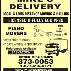 Mike's Moving & Hauling - PIANO MOVERS SASKATOON