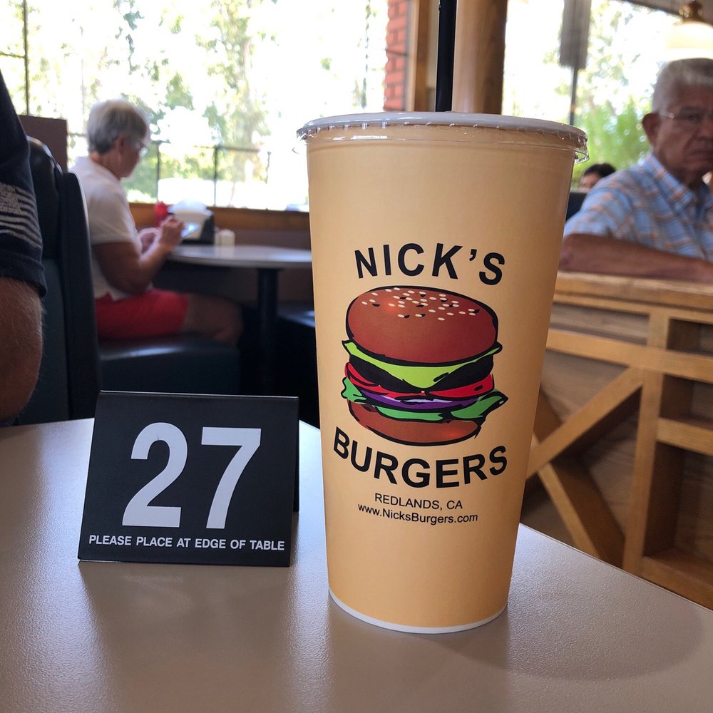 Nick's Burgers - Yum! First timer here at Nick's - Burgers Near Me - Redlands, California Nick's Burgers - Yum! First timer here at Nick's - Burgers Near Me - Redlands, California