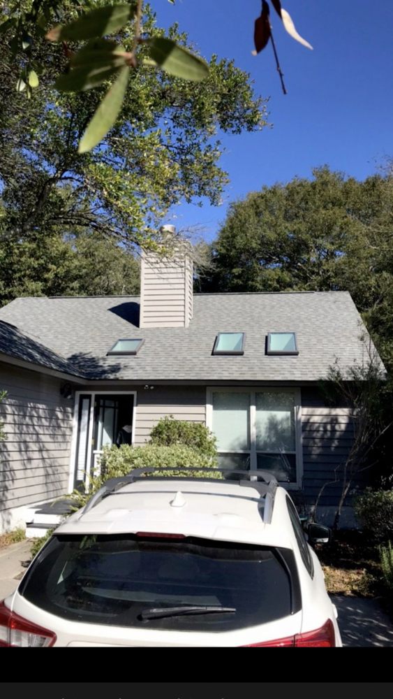 Slide of Tim Hawkins Roofing