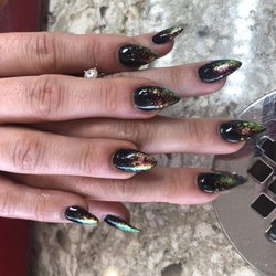 Ambiance Nail Salon and Spa - Gel polish on acrylic tips