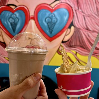 Small Batch Creamery - Chocolate/vanilla milkshake, scoop of butter brick - Ice Cream & Frozen Yogurt Near Me - St. Petersburg, Florida Small Batch Creamery - Chocolate/vanilla milkshake, scoop of butter brick - Ice Cream & Frozen Yogurt Near Me - St. Petersburg, Florida
