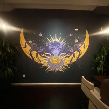 Sun and Moon - Mural inside the restaurant! - Thai Near Me - San Francisco, California Sun and Moon - Mural inside the restaurant! - Thai Near Me - San Francisco, California