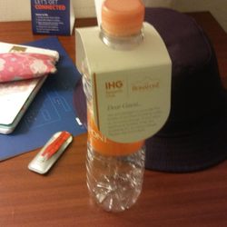 Holiday Inn Express - Bottle of water in the room was a welcome tpuch!