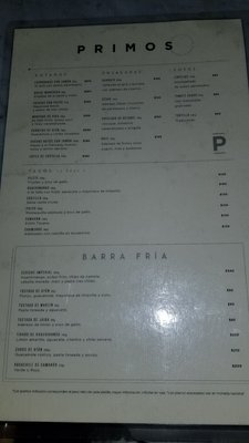 Menu photo 4 Primos México, D.F., DIF Menu photo 4 Primos México, D.F., DIF