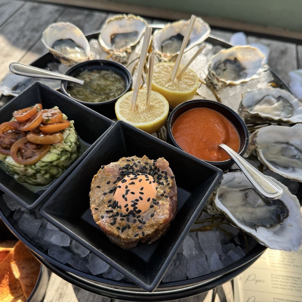 The Rooftop Bar - Seafood tower $75 - recommend! Delicious and refreshing - Beer Bar Near Me - Oceanside, California