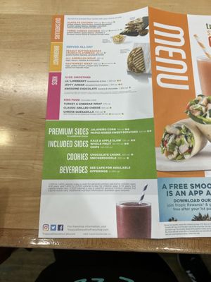 Menu photo 1 Tropical Smoothie Cafe Staten Island, NY
