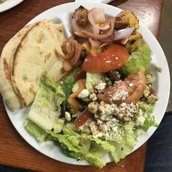 Mediterra Grill - Durham - Chicken dinner plate - Mediterranean Near Me - Durham, North Carolina