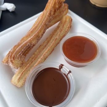 Amara Chocolate & Coffee - Churro with guava and chocolate - Coffee & Tea Near Me - Pasadena, California Amara Chocolate & Coffee - Churro with guava and chocolate - Coffee & Tea Near Me - Pasadena, California