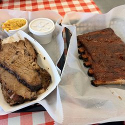 Big Man's Barbecue - Brisket, ribs, mustard slaw