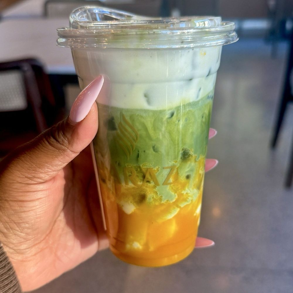 Haraz Coffee House - Mango matcha - Desserts Near Me - Perry Hall, Maryland