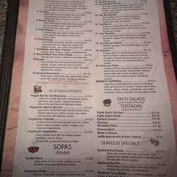 Molcajetes - Menu