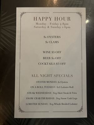 Menu photo 1 Off The Hook Raw Bar & Grill Astoria, NY