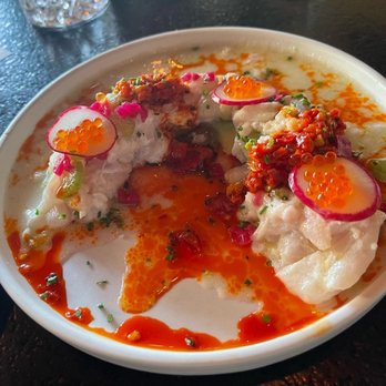 Red Ash - Red Snapper Crudo *. So light and delicious! - Italian Near Me - Austin, Texas
