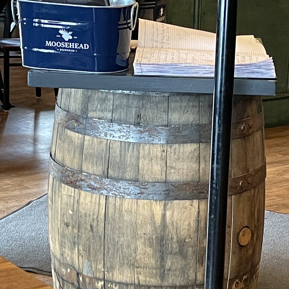 Cask & Kettle - a glass of wine and a wooden barrel - Gastropubs Near Me - Saint John, New Brunswick