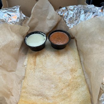 Chennai Hoppers - Plain dosa (sauces comes with it) $12.95 (instagram: @issa.cheatday) - Indian Near Me - Gaithersburg, Maryland Chennai Hoppers - Plain dosa (sauces comes with it) $12.95 (instagram: @issa.cheatday) - Indian Near Me - Gaithersburg, Maryland