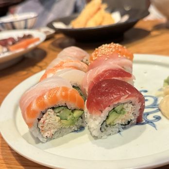 Sushi Den - Rainbow Roll @dangit.all - Japanese Near Me - Denver, Colorado Sushi Den - Rainbow Roll @dangit.all - Japanese Near Me - Denver, Colorado