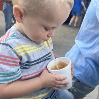 Anderson Orchard - Apple cider slushee - Farmers Market Near Me - Mooresville, Indiana