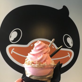 The Pond - My face looks like their mascot after I got my order! - Ice Cream & Frozen Yogurt Near Me - Arcadia, California The Pond - My face looks like their mascot after I got my order! - Ice Cream & Frozen Yogurt Near Me - Arcadia, California