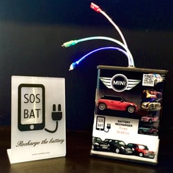 Mini - They offer possibilities to recharge your phone battery !