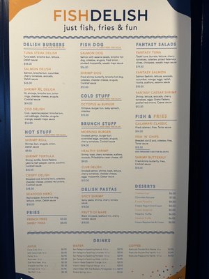 Menu photo 5 Fish Delish Montclair, NJ