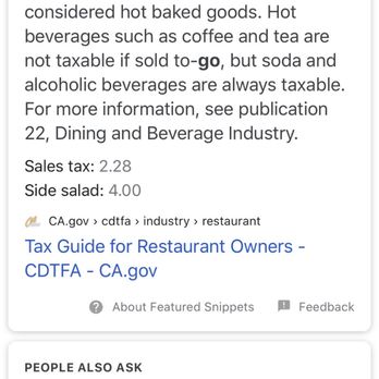 i Tea - California law stated if you selling to go item on coffee and tea is tax free - Bubble Tea Near Me - Alameda, California i Tea - California law stated if you selling to go item on coffee and tea is tax free - Bubble Tea Near Me - Alameda, California
